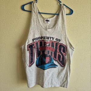 Vintage Mens Minnesota Twins Tank Size Large